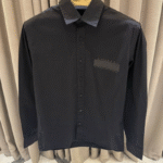 Arman_i Exchange Chest Logo Full Sleeves Shirt Black