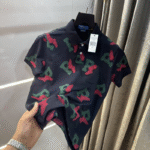 Ralph Lauren Black Printed Premium Polo T-Shirt