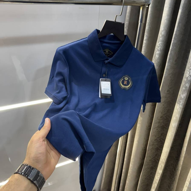 Rare Rabbit Petrol Blue Premium Polo T-Shirt