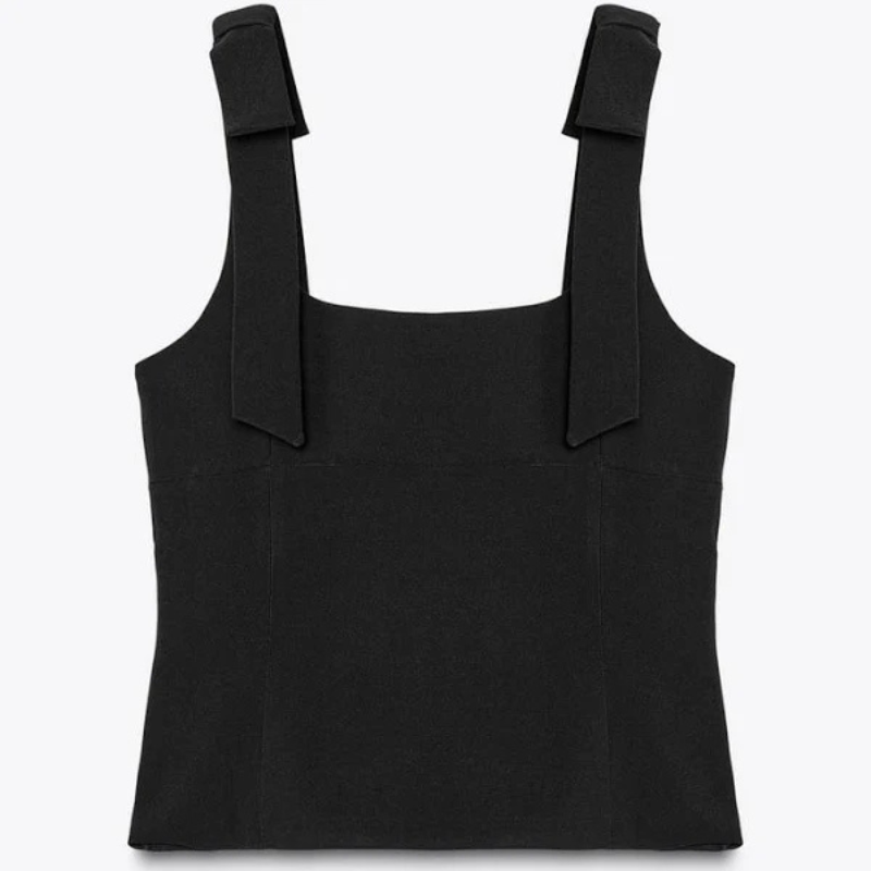 Zara Stretch Top with Bows