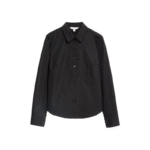 Cotton Rich Fitted Collared Shirt