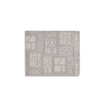 RARE RABBIT LEATHER WALLET SNAP - OFF WHITE